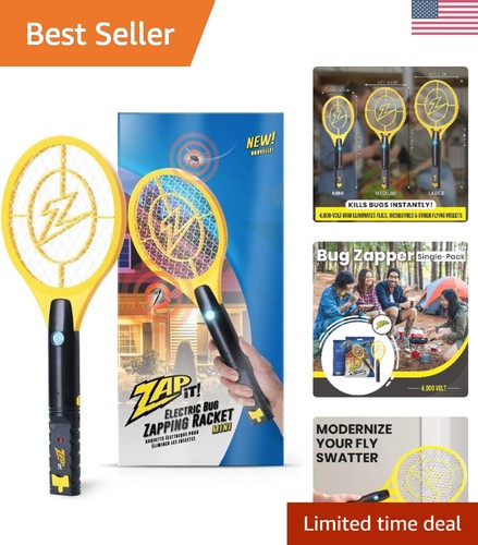 Compact fly zapper racket - compact,