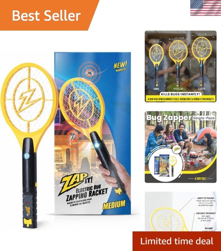 Rechargeable 4000v fly zapper - rechargeable,